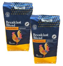 2 Packs BARISSIMO BREAKFAST BLEND MEDIUM ROAST GROUND COFFEE 12-0Z BAG - £17.60 GBP