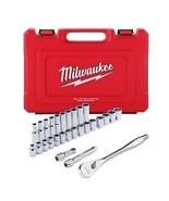 Milwaukee Tool 28 pc 1/2&quot; Drive Metric Ratchet and Socket Set with FOUR ... - $7,322.19 MXN