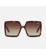 Quay Australia Oversized Almost Ready Sunglasses Tort Brown Polarized Lu... - $83.16