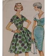 McCall&#39;s Pattern 4919 Misses&#39; Dress Large Collar Size 12 Uncut 1950&#39;s - £14.11 GBP
