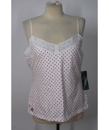 NWT Lauren Ralph Lauren XL White Red Soleil Knit Pajama Sleep Camisole T... - £22.32 GBP