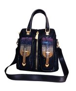 Handbag For Women Hobo Bag Shoulder Bag Two Straps Backpack With Glitter... - £56.28 GBP