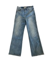 MADEWELL WOMENS 11&quot; High-Rise Flare Jeans Denim Medium Wash Sz 31 - £41.83 GBP