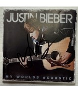 Justin Bieber Signed Autographed &quot;My Worlds Acoustic&quot; Music CD Compact D... - €85,23 EUR
