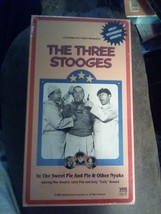 The Three Stooges In The Sweet Pie &amp; Other Nyuks (VHS, 1988) SEALED w watermark - £19.70 GBP