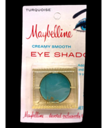 Vintage Maybelline Eye Shadow 1960s 1970s NEW Old Stock Turquoise Creamy... - $127.66 CAD