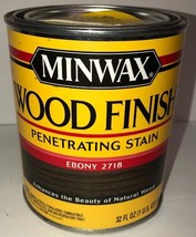 Minwax  Wood Finish  Semi-Transparent  Ebony  Oil-Based  Oil  Stain  1 qt. - £39.47 GBP