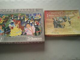 2 Antique PUPPET PARADE Games A Reed Toy Copyright 1943 "as found" - $37.13