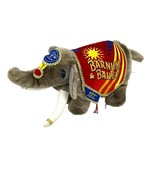 Ringling Bros. Circus 137th Edition Stuffed Plush Elephant Greatest Show... - $274.54 MXN