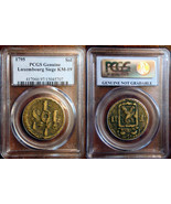 Rare 1795 Luxembourg Cast Siege Sol PCGS Certified! - €305,08 EUR