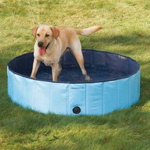 Dog Pool Extra Tough Blue Swimming Pools for Larger Dogs Canine Splash Relief - £117.25 GBP