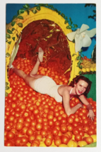 Florida Horn of Plenty Bathing Beauty Oranges Pin Up FL Curt Teich Postc... - $8.99