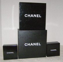 Chanel Vintage Lot Of 4 Empty Square HANDBAG/ Cuff BRACELET/ STORAGE/ Gift Boxes - £78.34 GBP