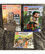 LEGO Creator Expert 10270 Minecraft 21166 21174 Building Manual 3 Bookle... - £23.37 GBP