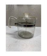 Pyrex Flameware Glass Coffee Pot Stovetop Percolator 7756 6 Cup Complete... - $932.02 MXN