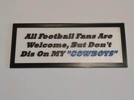 Dallas Cowboys Magnetic Fan Sign - $223.42 MXN