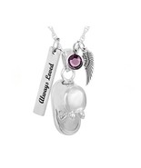 Baby Bootie 925 Sterling Ash Urn - Love Charms™ Option - $109.34 CAD
