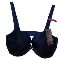 Maidenform Love the Lift Blue Lace Push-up Underwire Bra 38D NEW - £15.68 GBP