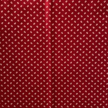1 Yard VTG Red Fabric Springs Industries red white - £7.58 GBP