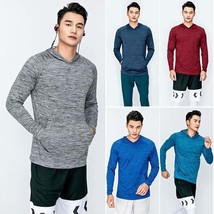 Sudadera Con Capucha Para Correr Hombre Camiseta Interior Ajustada Entre... - £23.44 GBP