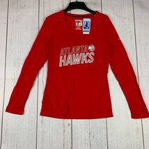 Atlanta Hawks NBA Adidas Red Small Pullover Sweatshirt New Women - $27.90 CAD