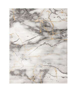 Swindle Washable Abstract Indoor Rug – Gold & Gray, 9' x 12' Rectangle - $347.13