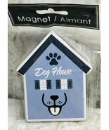 Retro Dog House Ceramic Refrigerator Square Magnet 2.5x2.5Inches - $331.34 MXN