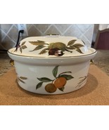 ROYAL WORCESTER Evesham  &quot;OVEN TO TABLE&quot;  PORCELAIN Largest CASSEROLE DISH - $2,785.50 MXN