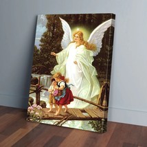 Guardian Angel Canvas Prints Gift for Jesus Christ Canvas Wall Art - £18.34 GBP+