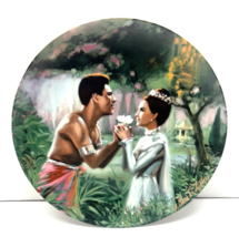 Bradford Knowles King and I We Kiss In Shadow Vintage Porcelain Plate - $92.34 MXN