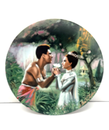 Bradford Knowles King and I We Kiss In Shadow Vintage Porcelain Plate - $92.47 MXN