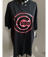 Large Genuine Merchandise Chicago Cubs Shirt NWT 100% Cotton Unisex Blac... - £7.70 GBP