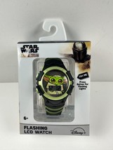 Disney Star Wars Mandalorian  Baby Yoda - LCD Flashing Watch - Age 6+ NEW SEALED - $10.29