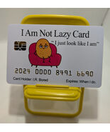 Funny Fake Bankcards (I AM NOT LAZY CARD) 8 Pack, Free Shipping - $24.99