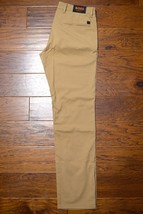 HUGO BOSS Homme Schino Slim Coton Extensible Moyen Beige Kaki Pantalon 32x32 - £49.00 GBP