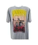 Aeropostale Aero New York Men&#39;s Gray 2XL T-Shirt - £15.45 GBP