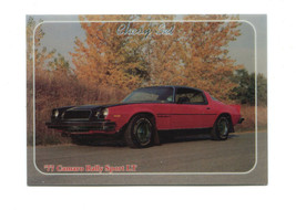 1992 Collect A Card Chevy Set Chrome Card 8 ‘77 Camaro Rally Sport LT Mint - £5.44 GBP