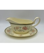 Minton Bone China JASMINE Gravy Boat with Underplate - £126.96 GBP