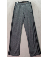adidas Sweatpants Girls Large Gray Medium Wash Elastic Waist Drawstring ... - $20.25