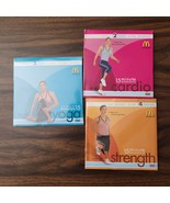 McDonalds 15 Minute Workout DVD Lot 3 Yoga, Cardio, Strength w/Virtual T... - £7.84 GBP