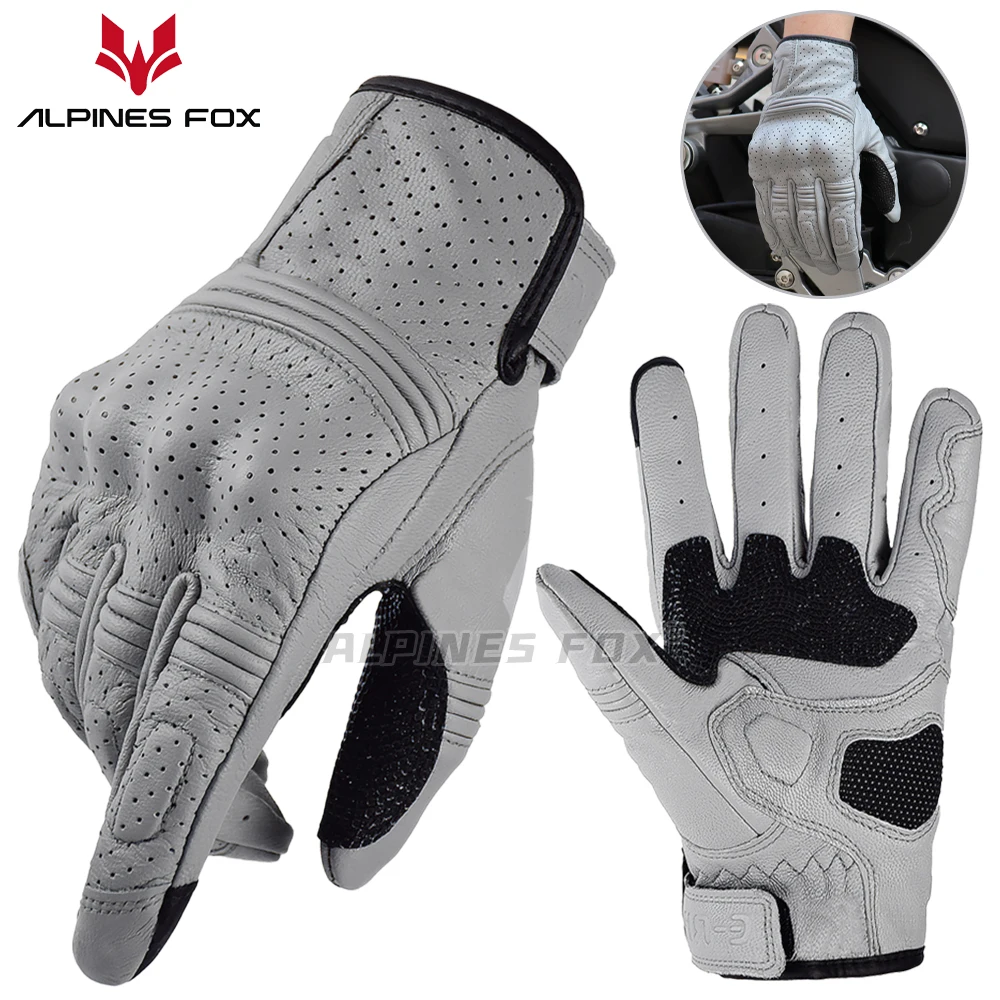 Biker Gloves Motorcycle Accessories Woman Motorbike Gloves Men Summer Moto Guant - £26.94 GBP+