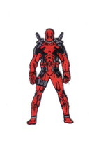 Marvel Comics Deadpool Standing Figure Embroidered 4&quot; High Patch NEW UNUSED - £6.16 GBP