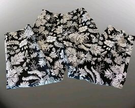 TALBOTS Pants Black/White Floral Design Women's Size 12 - $15.83