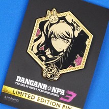 Junko Enoshima Danganronpa 1 2 3 Golden Enamel Pin - Anime Manga Figure - £11.71 GBP