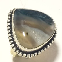 Montana Agate Gemstone Handmade Valentine&#39;s Day Gift Ring Jewelry 9&quot; SA ... - £4.78 GBP