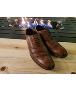 Cole Haan Men&#39;s Williams Wingtip Brown Leather Lace-up Oxfords Shoes Siz... - $47.48 CAD