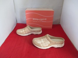 EASY SPIRIT Travelport Round Toe Casual Slip-on Mules  US Size 9 - Natural  #793 - £24.91 GBP