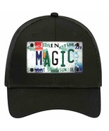 Magic Strip Art Novelty Black Mesh License Plate Hat Tag - £23.17 GBP