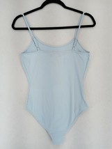 Material Girl Sz Medium Juniors Rib-Knit Spaghetti-Strap Bodysuit Light ... - £7.60 GBP