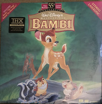 BAMBI Laserdisc LD Walt Disney Masterpiece 55th Anniversary NEW/SEALED - £14.85 GBP